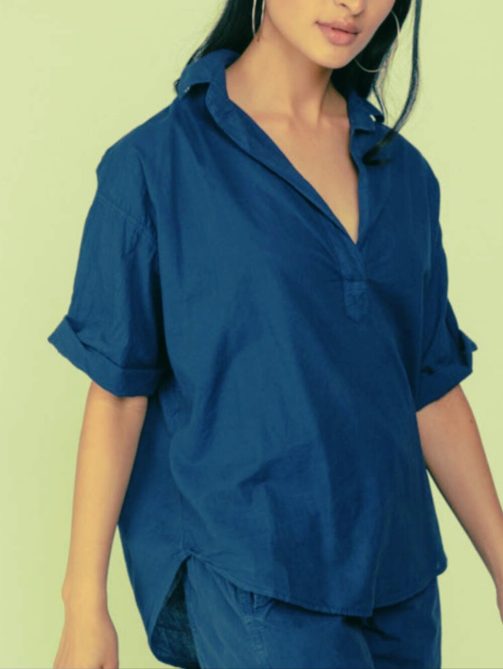 A Shirt Thing Delilah Shirt In River Blue